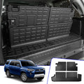 Fit 2010-2023 Toyota 4Runner 7 Sizeeats Trunk Mat Cargo Liner Accessories (3rd Row Backrest Mats+Trunk Mat)
