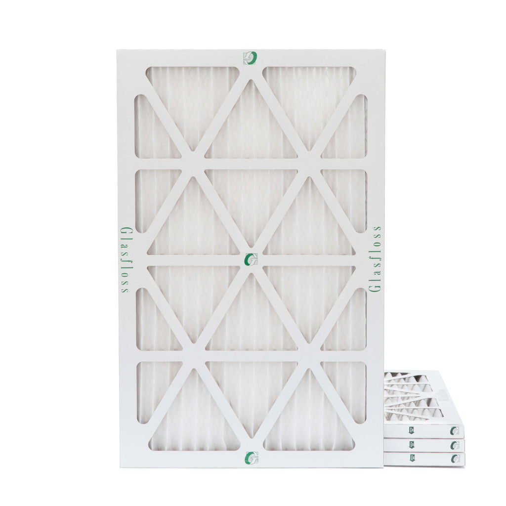 Glasfloss ZL 14x24x1 MERV 10 Pleated AC Furnace Air Filters. Box of 4. Exact Sizeize: 13-1/2 x 23-1/2 x 7/8