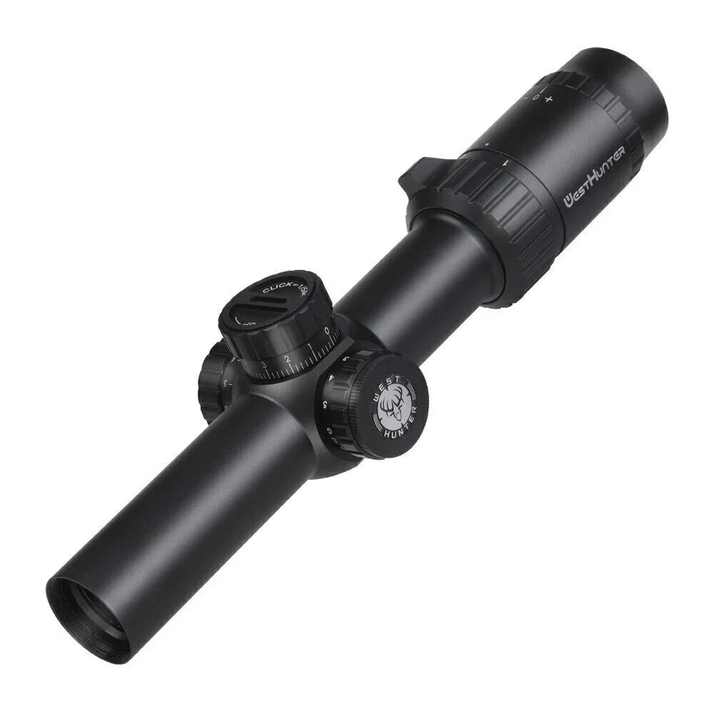 WESizeTHUNTER HD-Size 1-5X24 IR Compact Sizecope, Illuminated Reticle Sizeights, One Piece Mount