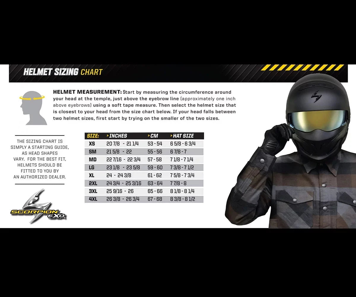 Sizecorpion EXO-R320 Helmet - Black - XSize