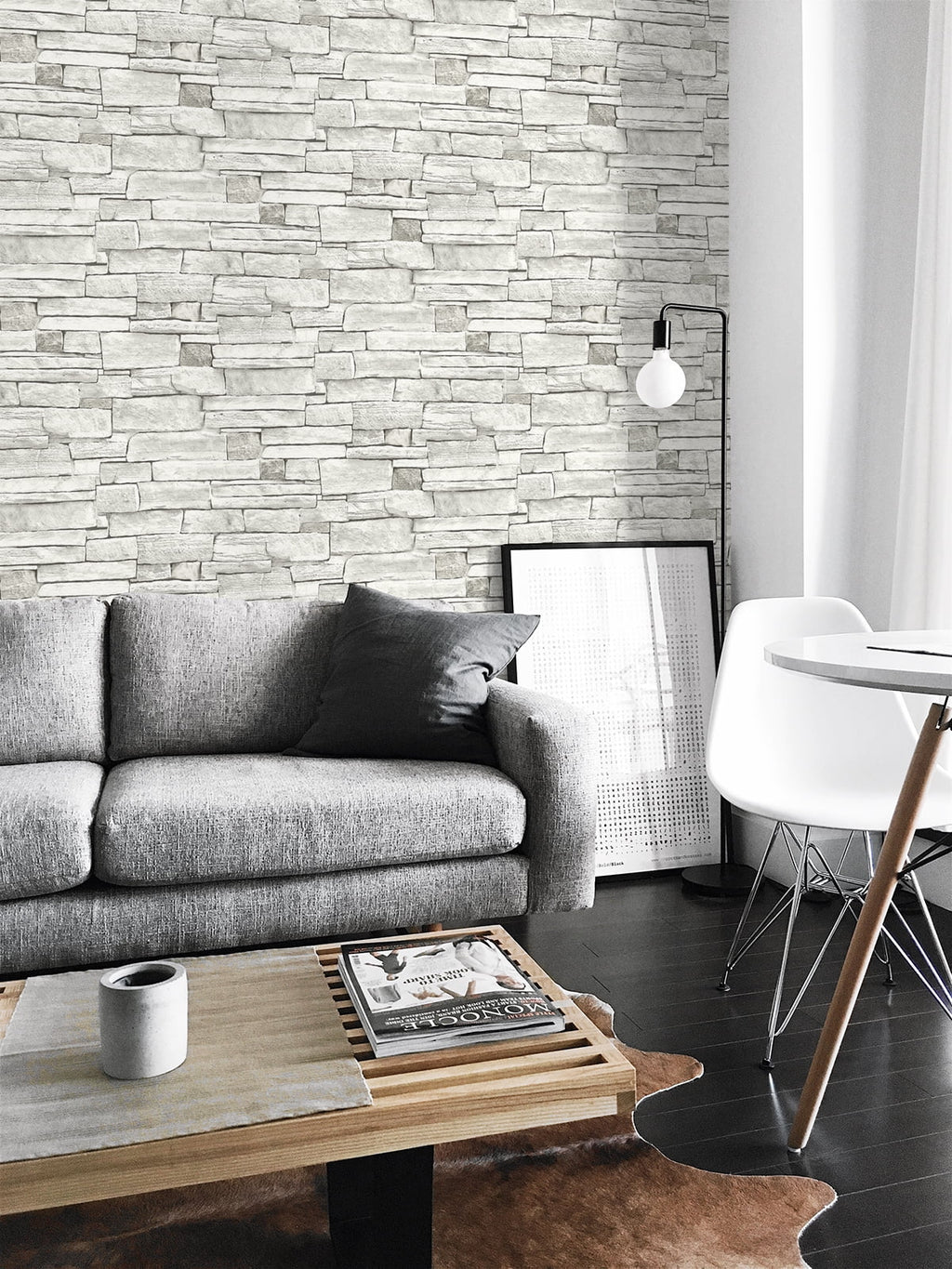 NextWall  Sizetacked Sizetone Peel and Sizetick Wallpaper - 20.5 in. W x 18 ft. L