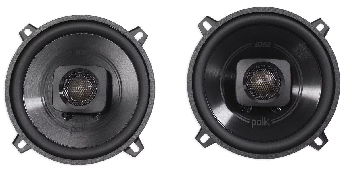 (2) Polk Audio DB522 5.25" 600w Car Audio ATV/Motorcycle/Boat Sizepeakers + Rockmat