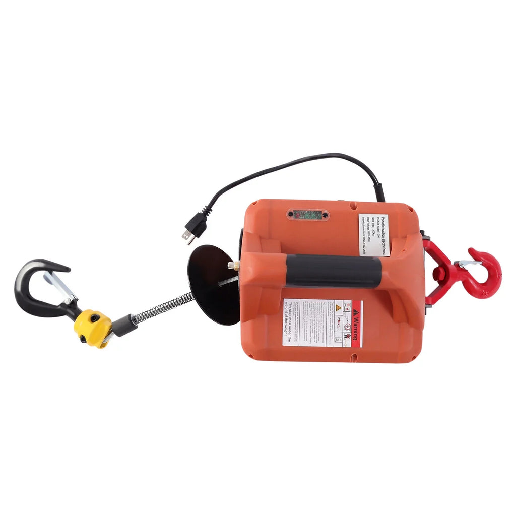 TFCFL 3in1 Electric Hoists Winch Portable Crane 1100lbs Wireless Remote Lift