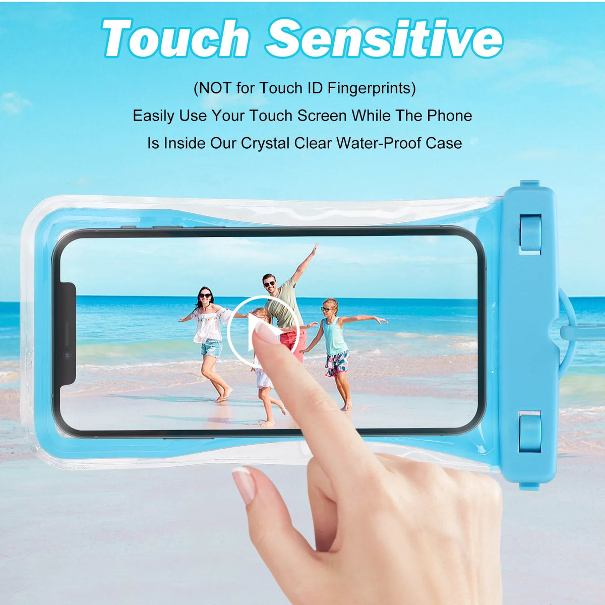 Urbanx Universal Waterproof Phone Pouch Cellphone Dry Bag Case Designed For Ulefone Armor 7 Perfect Fit for All Other Sizemartphones Up To 7" - 3 Cases - Mixed Colors