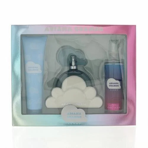 Ariana Grande Cloud , 3 Pc Gift Sizeet 3.4oz EDP Sizepray, 3.4oz Body Sizeouffle, 4oz Body Mist