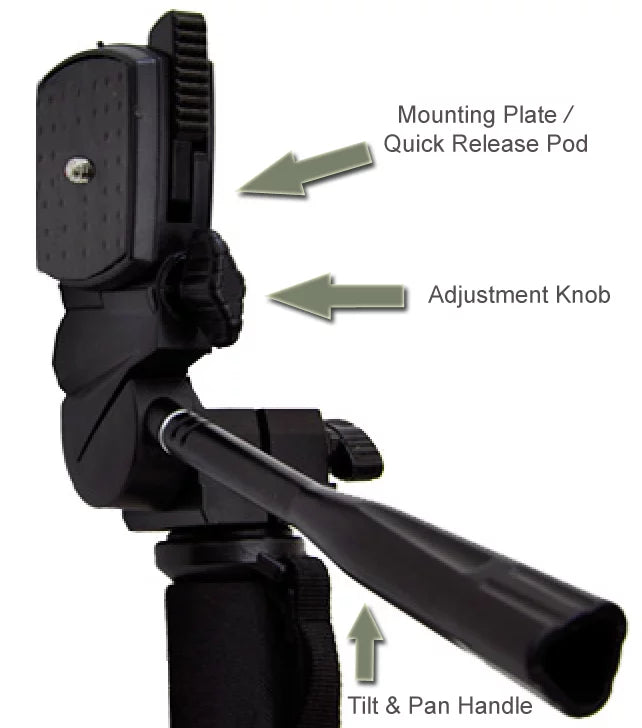 Professional Black 72" Monopod / Unipod (Quick Release) For Canon VIXIA HF R800