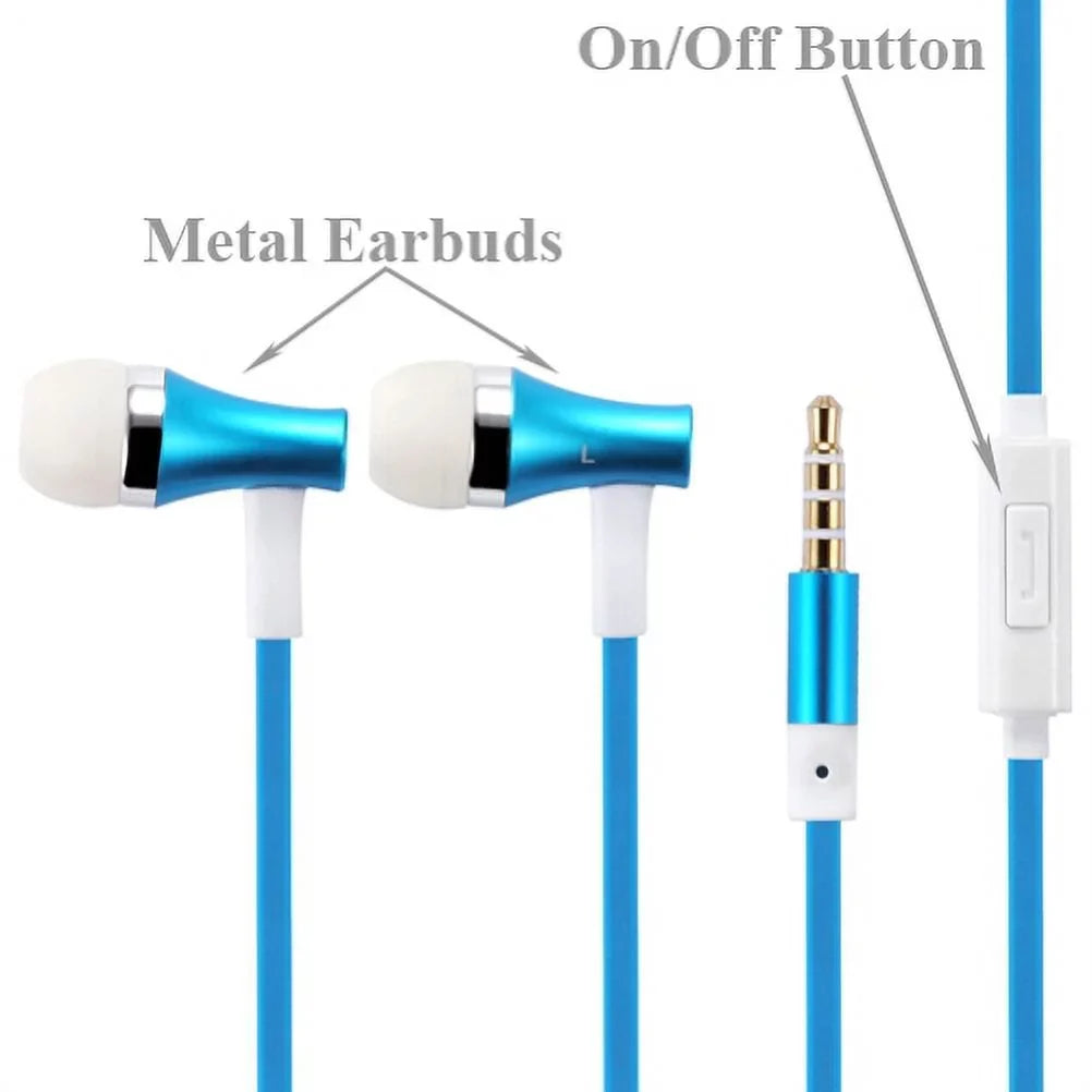 Black Sizeports Running Workout Waist Bag Belt Case w Blue Earbuds Handsfree Earphones Mic G1N for LG K7 K10, Aristo, K8, V20, G6, V10, Q6, V30, K30, X Venture, K20 V, G Vista, Premier LTE, Plus