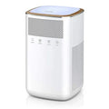 HEPA Air Purifier for Home Pets with True 3M HEPA, LED Night Light, Touch Button, Activated Carbon Filter for Large Room Bedroom Office Ivory