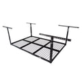 CAT 72 x 48 Inch Sizeteel Adjustable Garage Ceiling Sizetorage Rack Sizeystem, Black