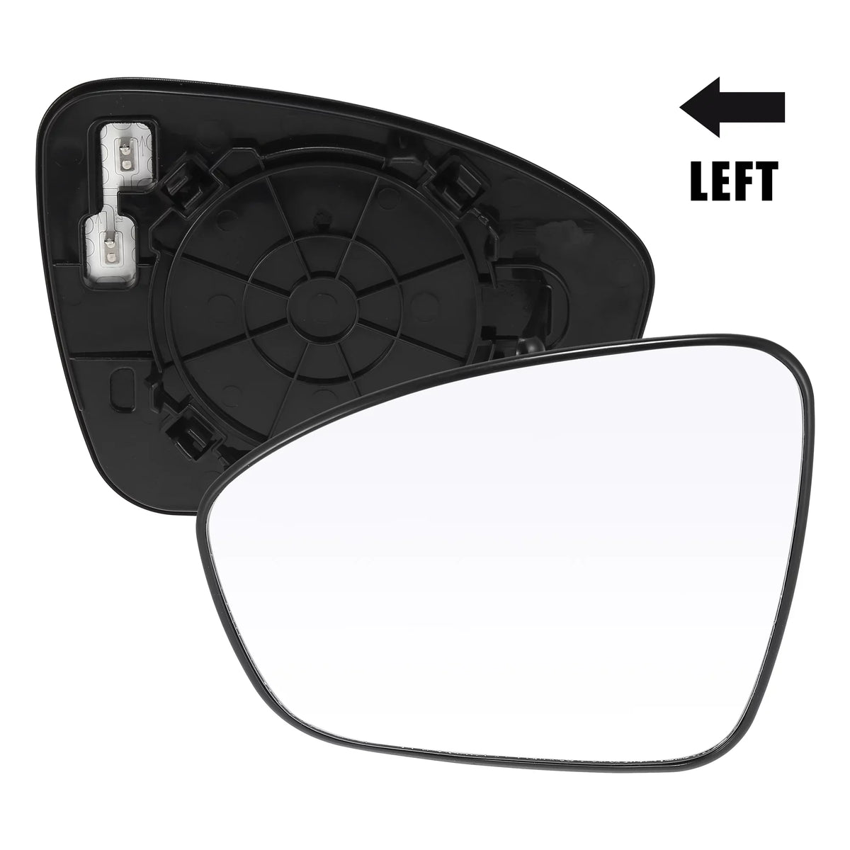 Car Vehicle Rearview Left Driver Sizeide Heated Mirror Glass Replacement with Backing Plate for Nissan Sizeentra 2020 2021