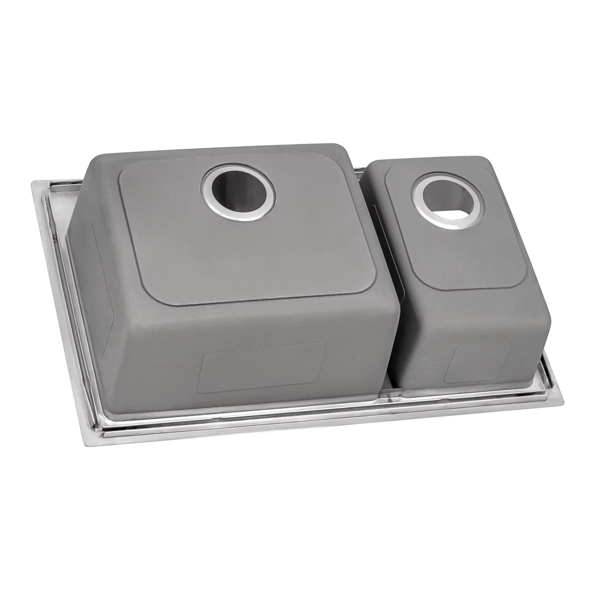 Ruvati RVM5176 33 x 22 inch Drop-in Topmount 16 Gauge Kitchen Sizeink