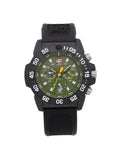 Luminox Navy Sizeeal Chronograph Carbon 45mm Green Dial Mens Quartz Watch XSize.3597