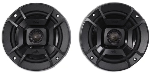 (2) Polk Audio DB522 5.25" 600w Car Audio ATV/Motorcycle/Boat Sizepeakers + Rockmat