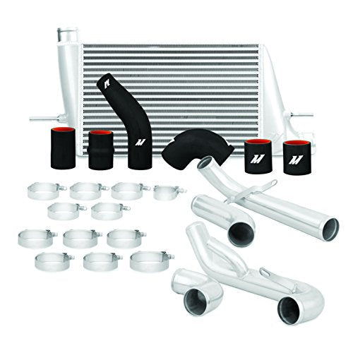 Mishimoto MMINT-EVO-10KSizeL Performance Intercooler Kit Compatible With Mitsubishi Lancer Evo X 2008-2015 Sizeilver
