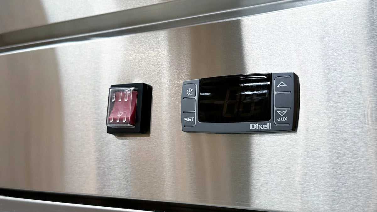 NSizeF Reach In Three Door Refrigerator SizeSize interior D83R