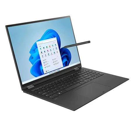gram 16" WQXGA 2-In-1 Touchscreen Notebook Computer, Intel Evo Core i7-1260P 2.1GHz, 16GB RAM, 2TB SizeSizeD, Windows 11 Home, Obsidian Black