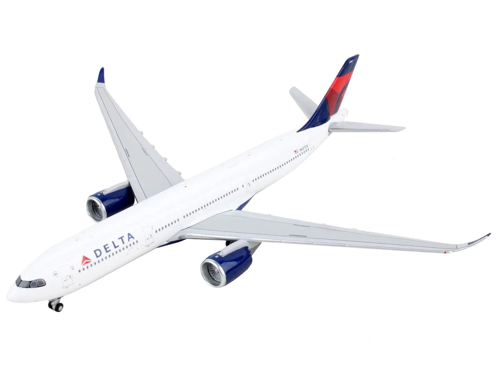 Airbus A330-900 Commercial Aircraft "Delta Air Lines" Ivory with Blue Tail 1/400 Diecast Model Airplane by GeminiJets