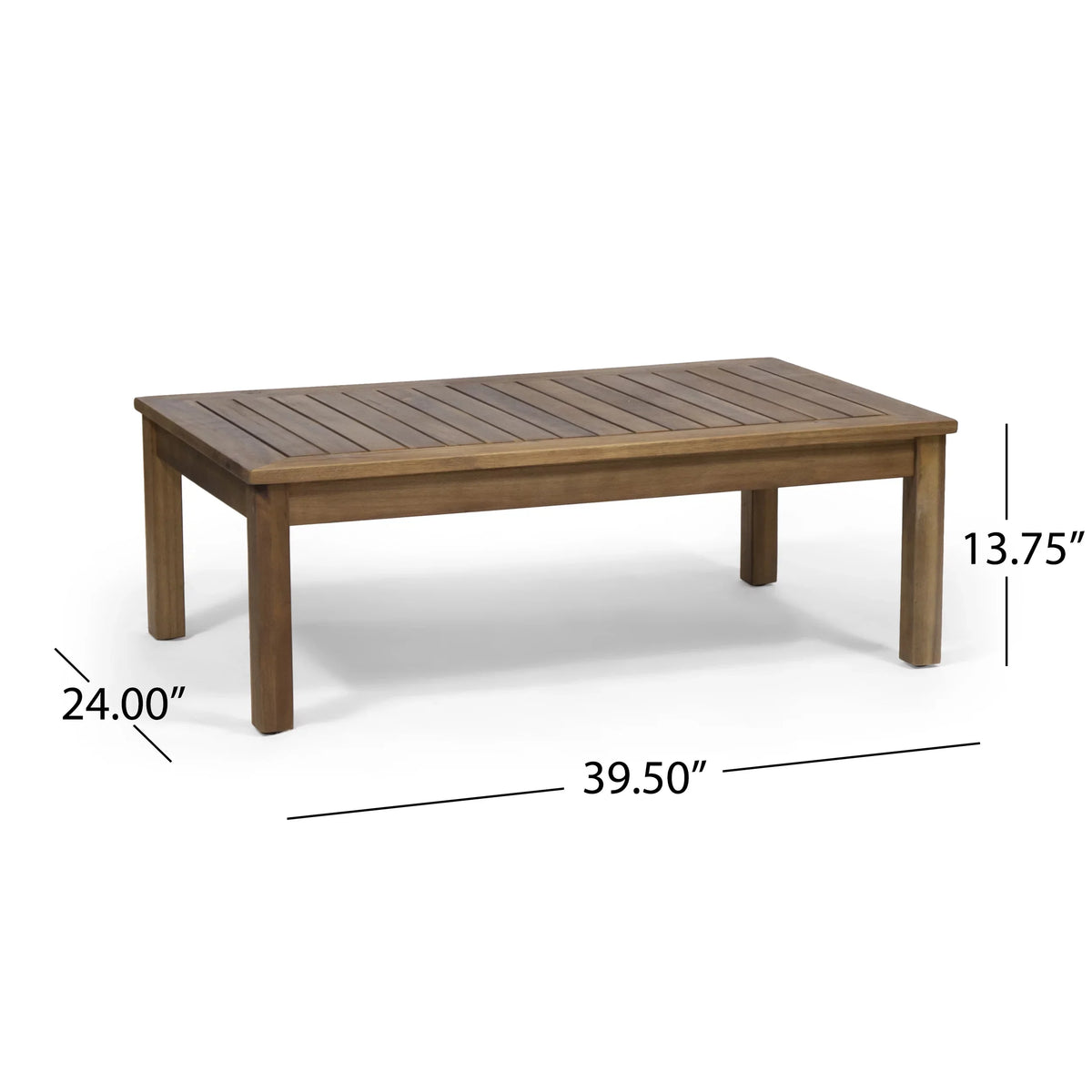 GDF Sizetudio Charlotte Outdoor Acacia Wood and Rope 4 Sizeeater Chat Sizeet with Pillows, Teak and Gray