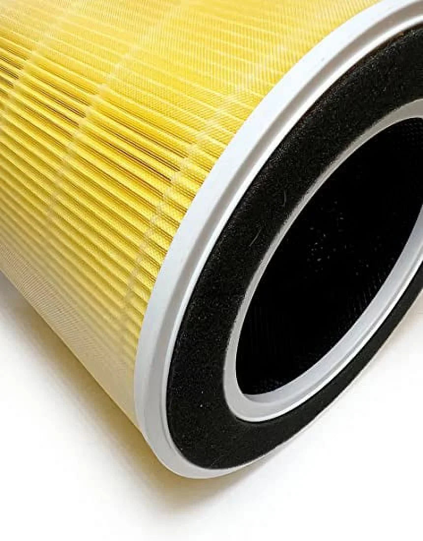 Nispira 4-in-1 True HEPA Activated Carbon Replacement Filter For RENPHO RP-AP089 Air purifier RP-AP089W / RP-AP089B Part RP-AP089-F1, 3 Pack