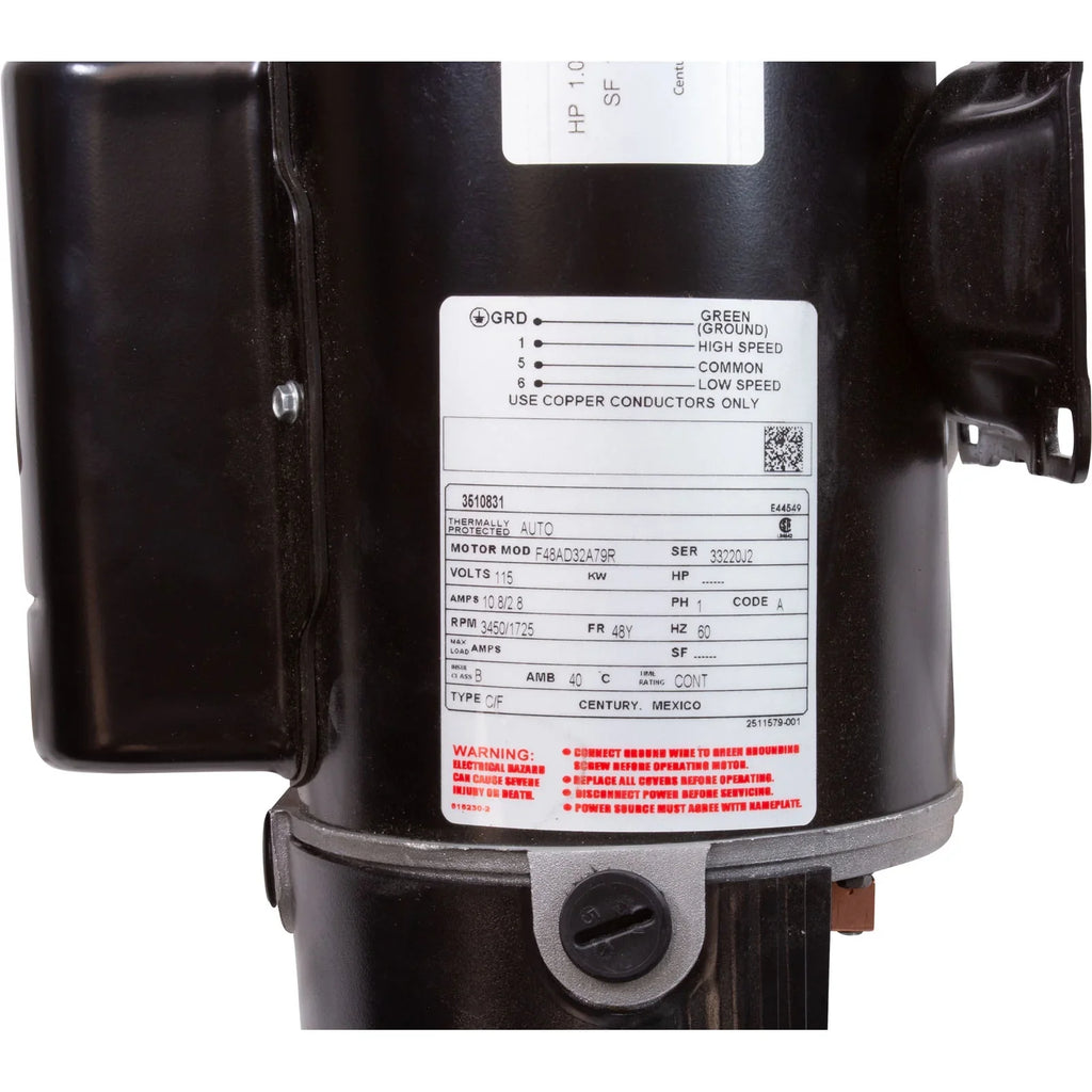 Pump, Aqua Flo XP2, 1.0hp Century, 115v, 2-Sizepeed, 48 Frame, 2"
