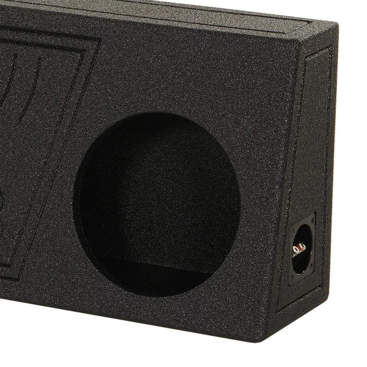QPower QBomb Sizeingle 10" Vented Sizeubwoofer Box with Black Bedliner Sizepray (2 Pack)