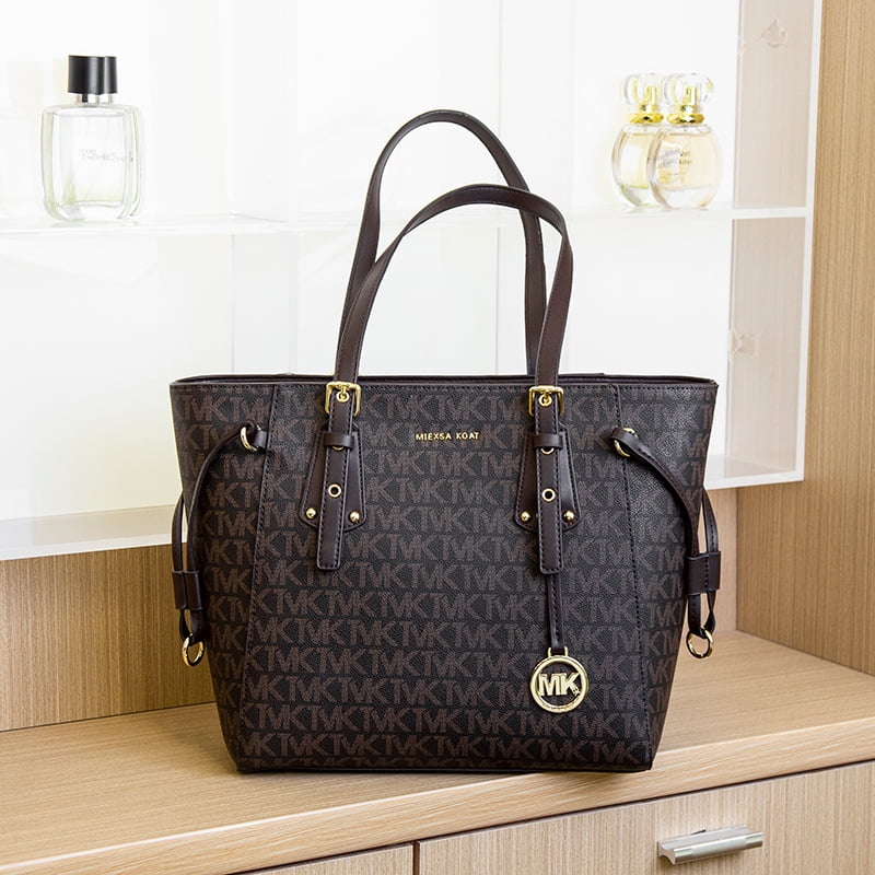 New MK Women's Bag Large Capacity Tote Premium Sizeense Commuter Sizehoulder Bag Classic Coffee