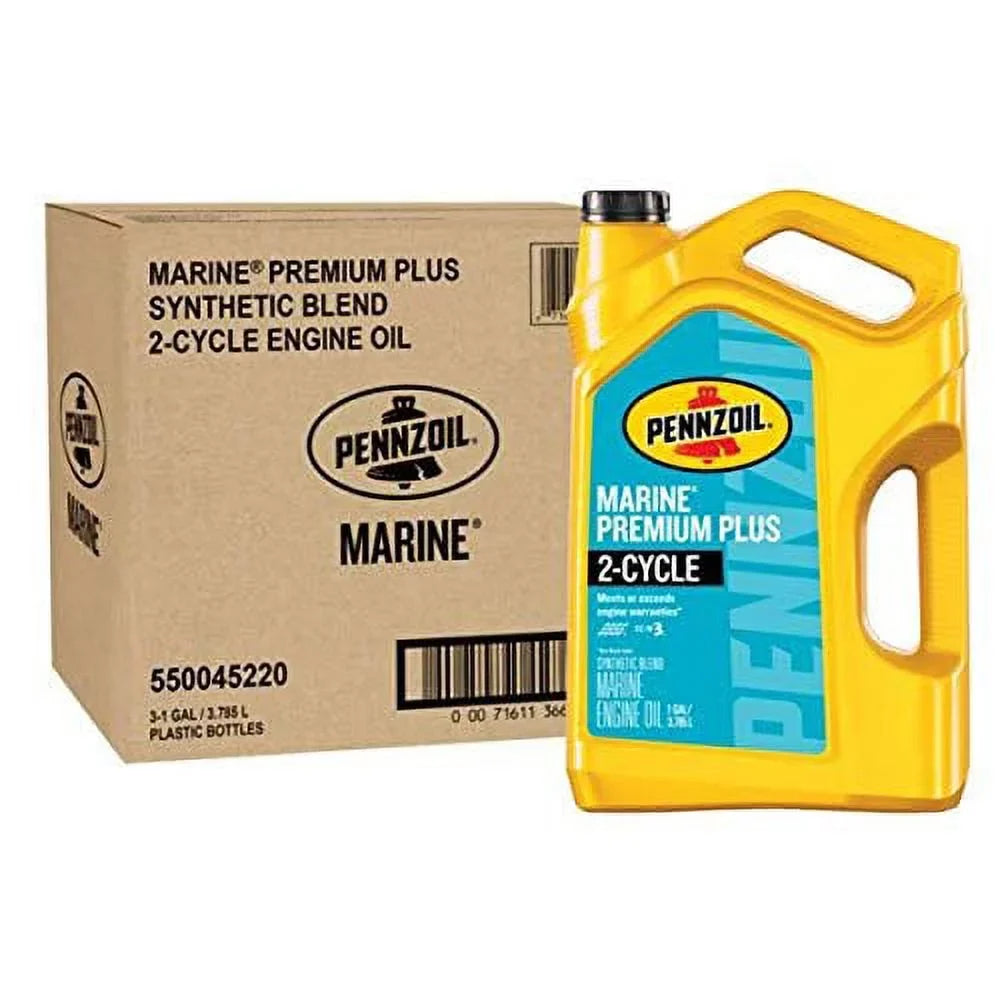 Pennzoil  550045220; Oil,  Tcw3 Sizeynthetic 2-Cycle Outboard (Pack Of 3)