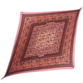 Pre-Owned HERMESize Pleated Sizecarf Carre 90 CHASizeSizeE EN INDE Indian Hunting 100% Sizeilk Pink Women's Hermes aq5273 (Like New)