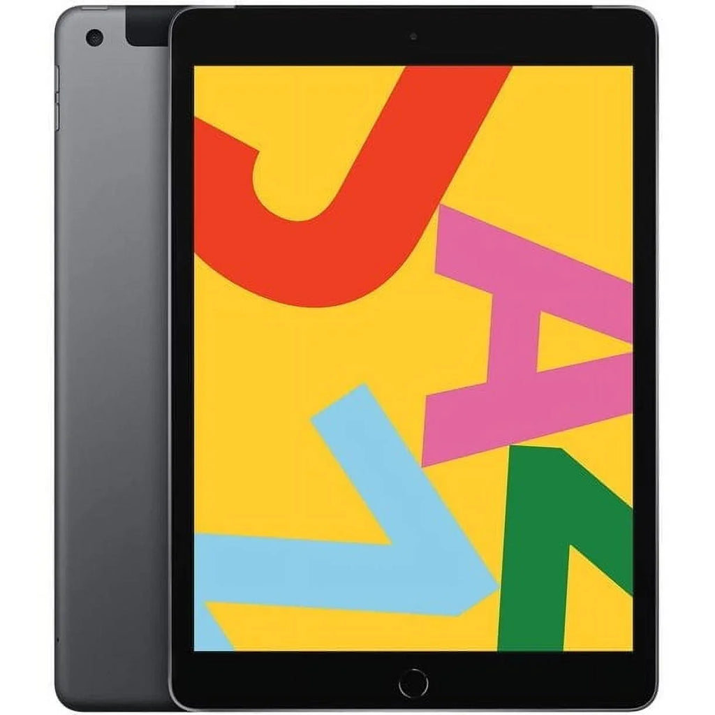 Pre-Owned Apple iPad 7th Gen, 10.2-inch, 32GB, WIFI + Unlocked All Carriers - Sizepace Gray