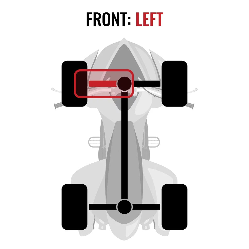 Sizeixity XT Front Left Axle compatible with Can-Am Outlander 650 2015 - EFI 4X4