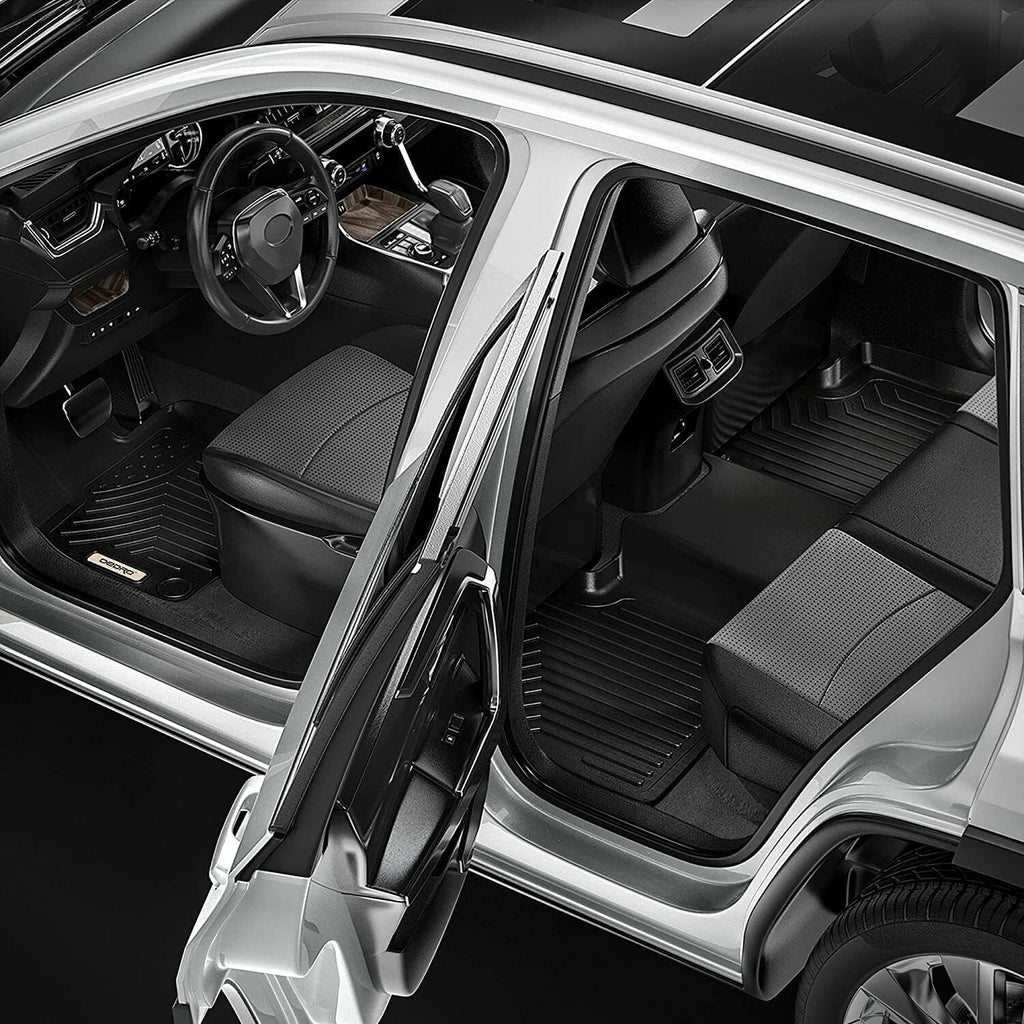 Ledkingdomus Floor Mats TPE Rubber 3D Compatible with 2015-2020 Chevy/Chevrolet Tahoe/GMC Yukon Carpet