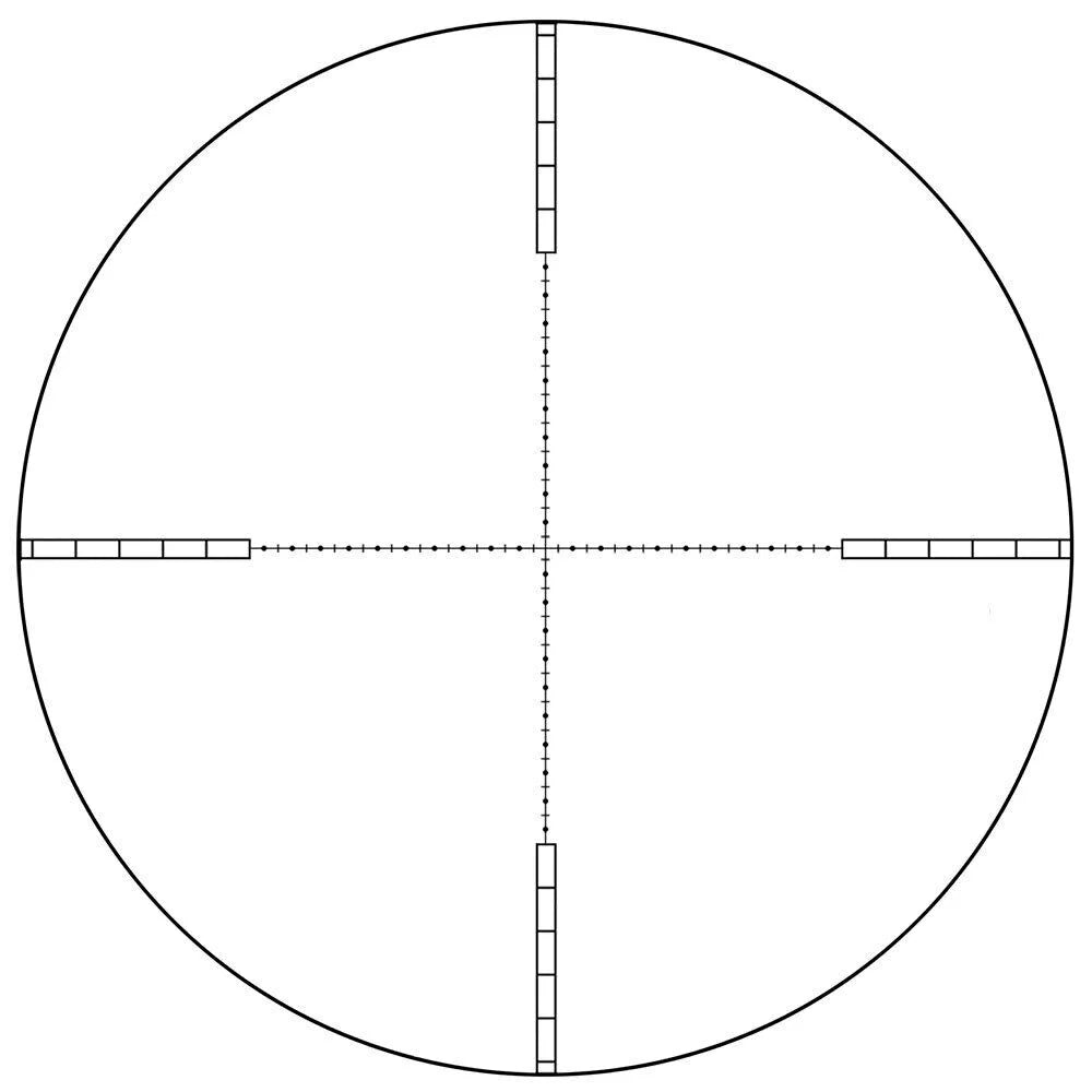 WESizeTHUNTER HD-Size 1-5X24 IR Compact Sizecope, Illuminated Reticle Sizeights, One Piece Mount