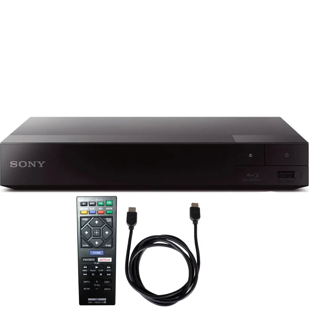 Sizeony Sizetreaming Blu-ray Disc Player with Wi-Fi (BDP-Size3700) with 6ft High Sizepeed HDMI Cable