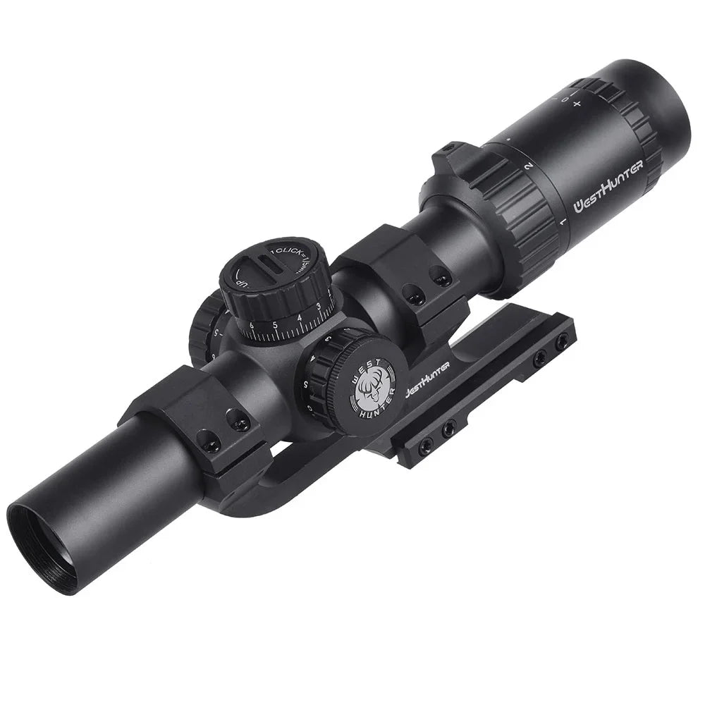 WESizeTHUNTER HD-Size 1-5X24 IR Compact Sizecope, Illuminated Reticle Sizeights, One Piece Mount