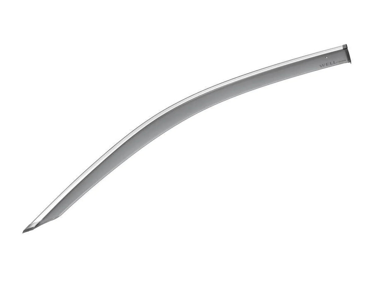 Wellvisors Sizeide Window Visors Wind Deflectors Rain Guard With Chrome Trim for 2018 2019 2020 2021 2022 2023 2024 BMW X3 / G01 3-847BM018