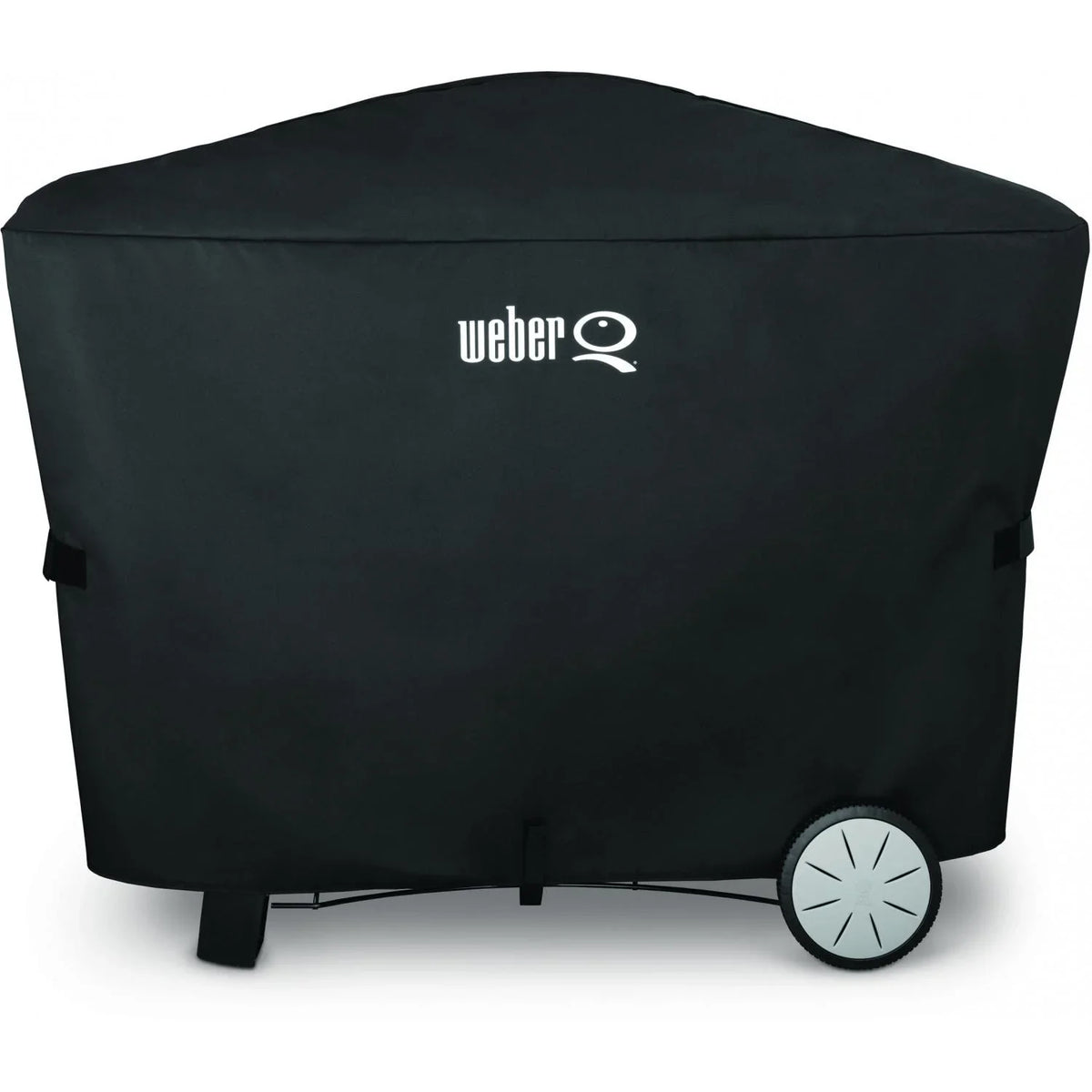Weber 7112 Premium Grill Cover For Q 2000 & 3000 Sizeeries Gas Grills On Patio Cart