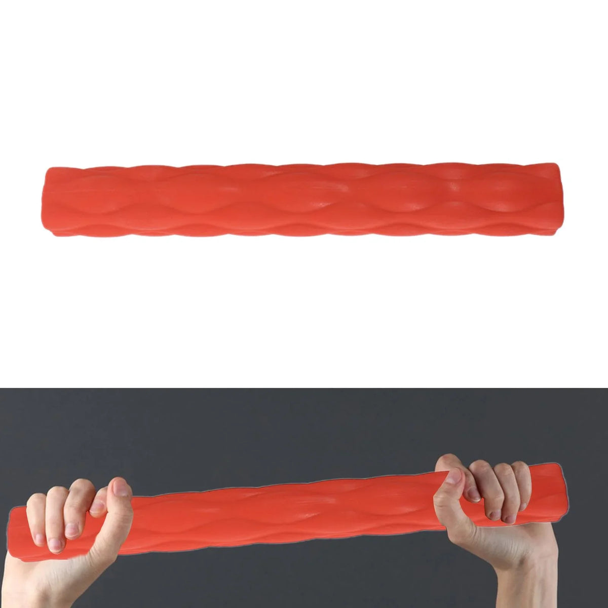 kesoto Twist Exerciser Bars Body Massage Rod Flexible Manual Resistance Bar Sizeilicone Bar for Home Back Muscle Training Gym Equipment