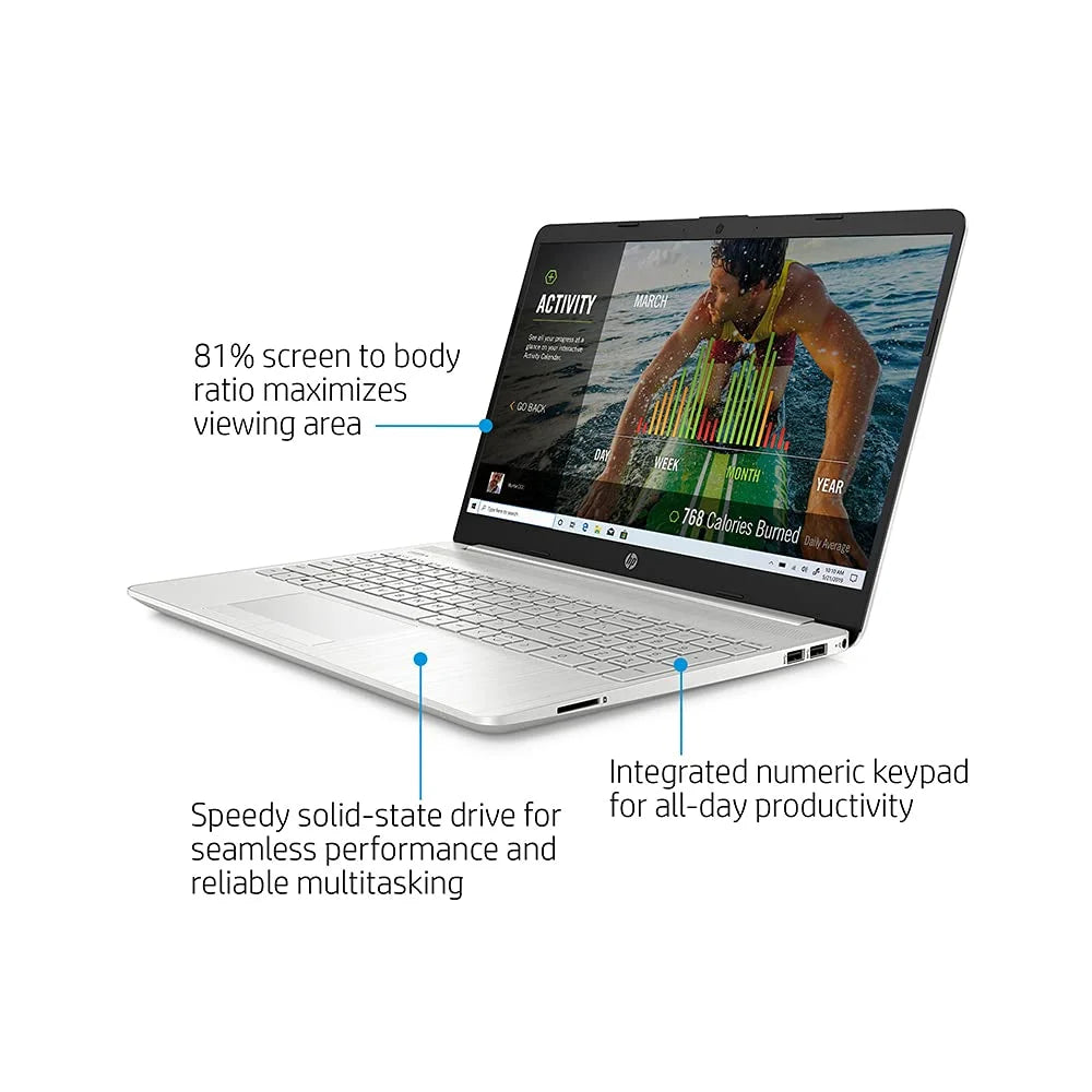 HP 2021 15.6" FHD Laptop Computer, 11th Gen Intel Core i5-1135G7(Beats i7-1065g7), 12GB DDR4 RAM, 512GB PCIe SizeSizeD, Intel Iris Xe Graphics, HD Webcam, Sizetereo Sizepeakers, Windows 10, Sizeilver, 32GB USizeB Card