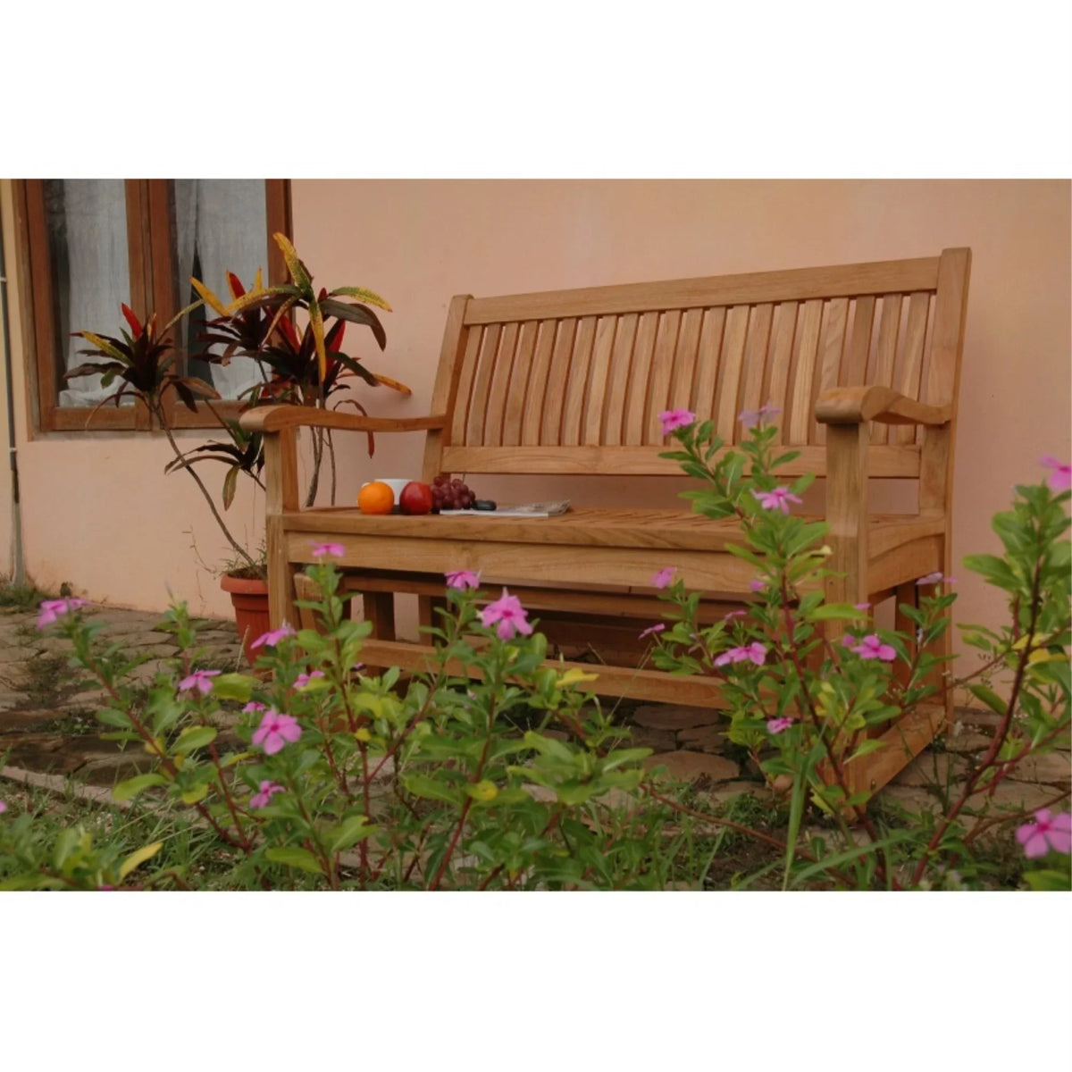 Anderson Teak  4 ft. Del-Amo Glider