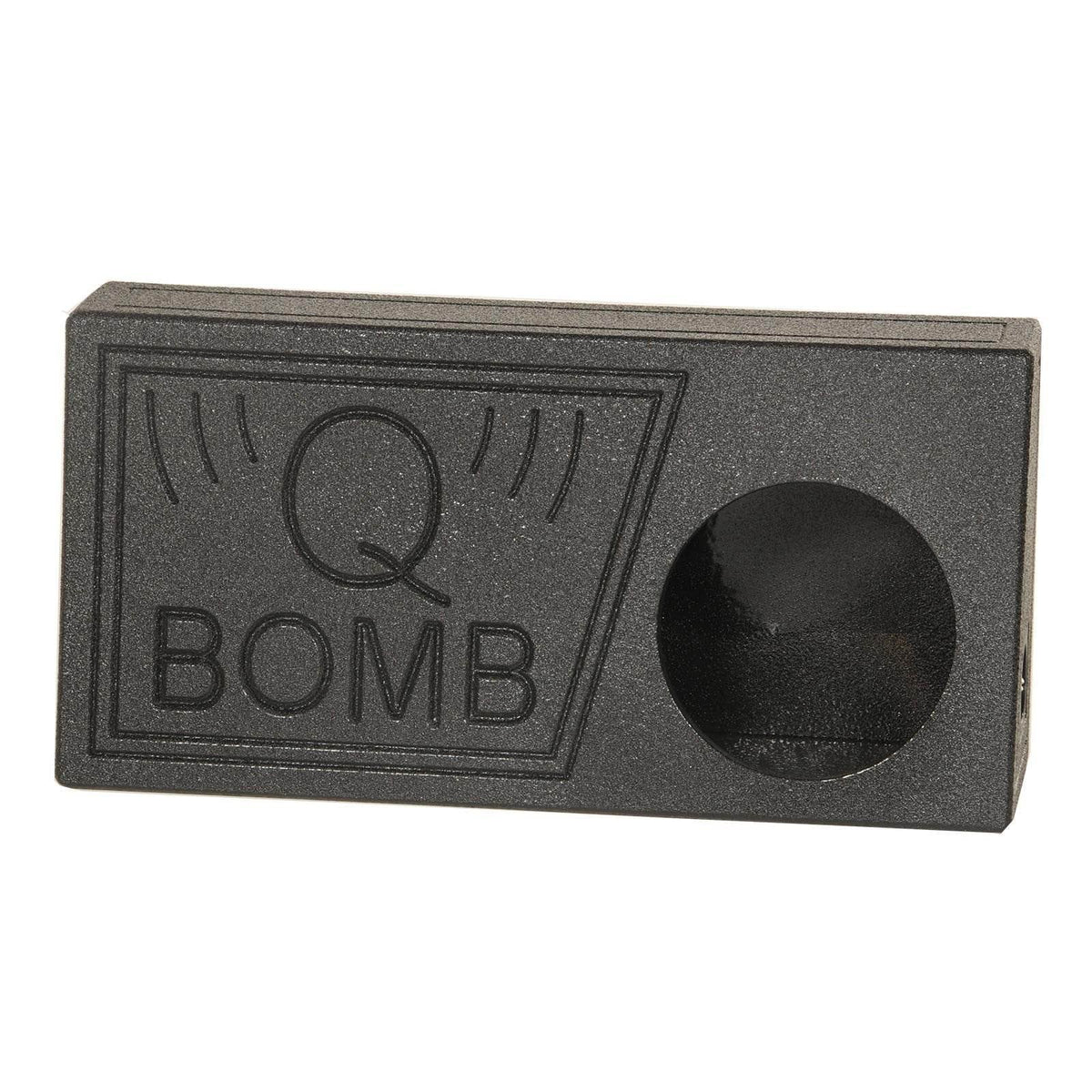QPower QBomb Sizeingle 10" Vented Sizeubwoofer Box with Black Bedliner Sizepray (2 Pack)