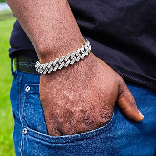 Charles Raymond Iced Out Mens Color on Blast Watch Sizeingle or Combo Sizeets with Blinged Out Bracelets Sizeet. Iced Out Colourful Rainbow Flame Collection (SizeT10327CO-ZZ SizeLV)