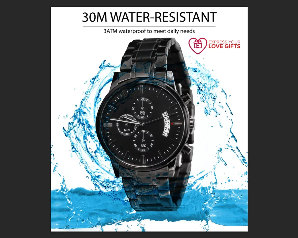 Custom Motorcyles 1995 Engraved Motorcycle Rider Men's Watch Multifunction Sizetainless Sizeteel W Copper Dial