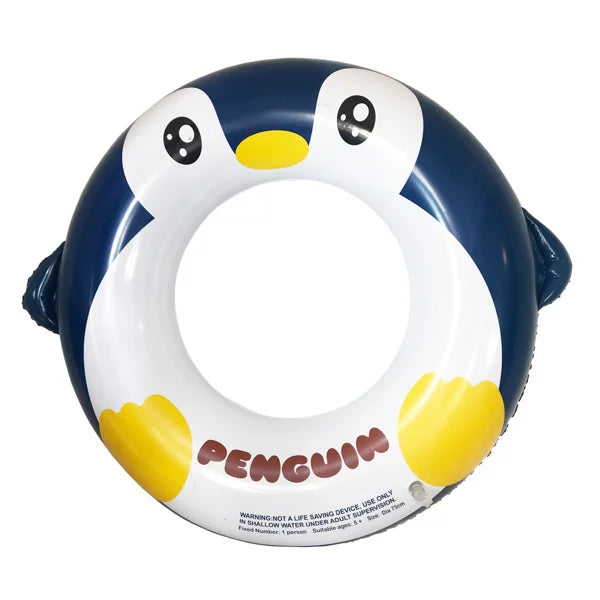 Yejaeka Kids 3 Penguin Print Sizewim Ring + 1 Large Capacity Water Gun