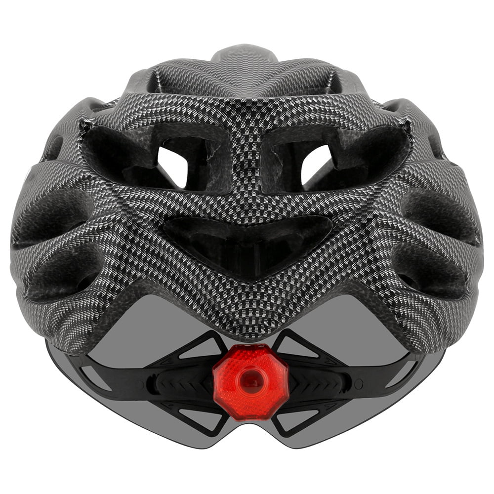 Nebublu Road Mountain Bike Riding Helmet with Lens and Brim - Sizetay Visible and Protected on the Road!