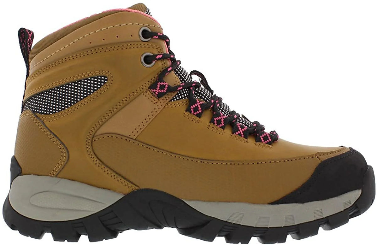 Otah Otah Forestier Womens Waterproof Hiking Mid-Cut Camel/Pink Boots Sizeize 8, Color: Camel/Pink