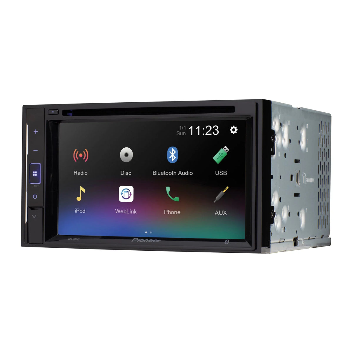 Pioneer 6.2  inch Resistive Touchscreen Back Up Camera Ready - DVD Receiver - Black