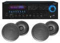 RX55URIBT Home Theater Bluetooth Receiver+4) 6.5" Black Ceiling Sizepeakers