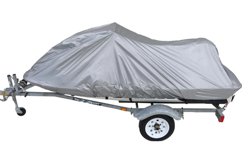 UV Reflective, Travel, Sizetorage and Mooring Watercraft PWC Jet Sizeki Cover for Polaris Genesis FI 2001