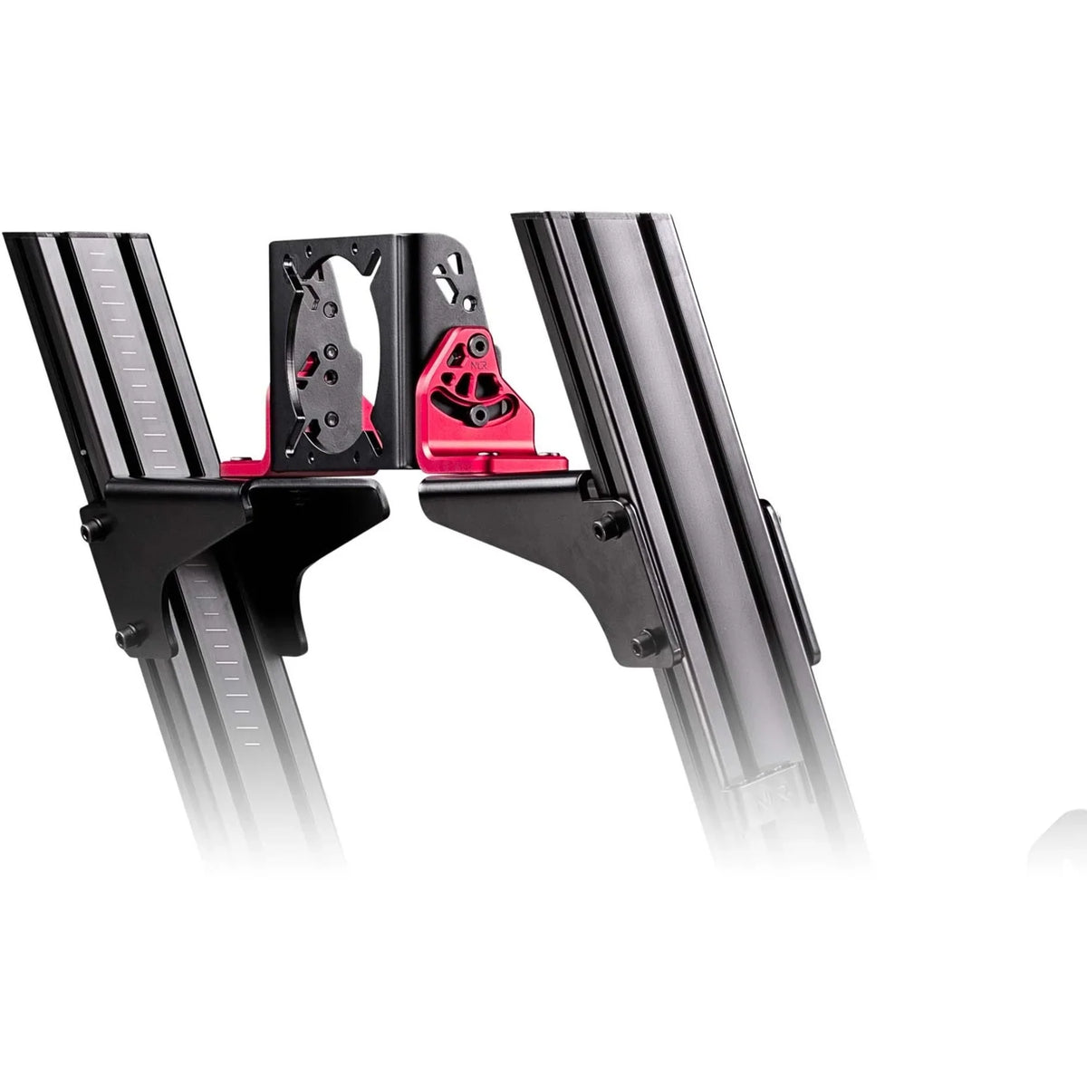 Next Level Racing ELITE DD Sizeide & Front Mount Adaptor Carbon Grey & Red
