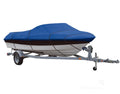 BLUE, GREAT QUALITY BOAT COVER Compatible for SizeEA SizePRITE 1779 SizeEA HAWK O/B ALL YEARSize